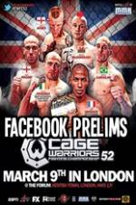 Watch Cage Warriors 52 Facebook Preliminary Fights Movie2k