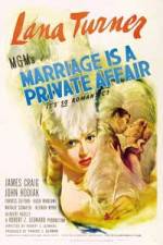 Watch Marriage Is a Private Affair Movie2k