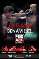 Watch UFC On Fox Johnson vs Benavidez II Movie2k