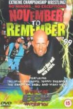 Watch ECW - November To Remember '99 Movie2k
