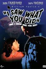 Watch I Saw What You Did Movie2k