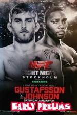 Watch UFC on Fox 14 Gustafsson vs Johnson Early Prelims Movie2k