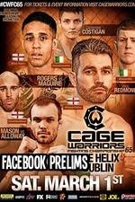 Watch Cage Warriors 65 Facebook prelims Movie2k