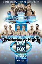 Watch UFC On Fox Henderson vs Diaz Preliminary Fights Movie2k