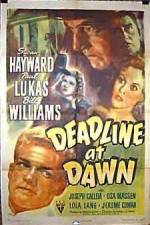 Watch Deadline at Dawn Movie2k
