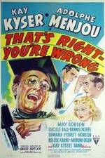 Watch That's Right - You're Wrong Movie2k