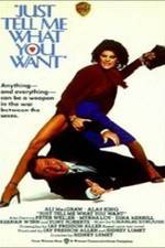 Watch Just Tell Me What You Want Movie2k