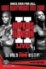 Watch Boxing Light Heavyweight Hopkins vs Dawson II Movie2k