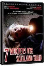 Watch Seven Murders for Scotland Yard Movie2k