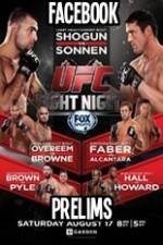 Watch UFC Fight Night 26 Facebook Prelims Movie2k