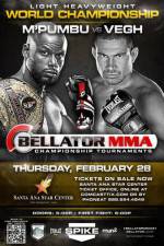 Watch Bellator 91 Christian MPumbu vs. Attila Vegh Movie2k